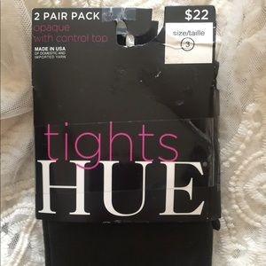 2 Pair of Hue Tights